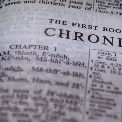 1 chronicles church